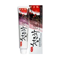 Зубная паста с жень-шенем ВОСТОЧНЫЙ ЧАЙ КРАСНЫЙ Aekyung 2080 Cheong-En-Cha Ryu (125 гр)