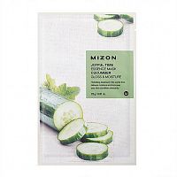 Маска для лица тканевая c огурцом MIZON Joyful Time essence mask CUCUMBER (23 гр)