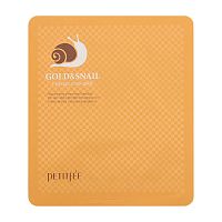 Гидрогелевая маска с золотом и улиточным муцином Petitfee Gold & Snail Hydrogel Mask Pack(30 гр)