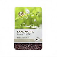 Тканевая маска с муцином улитки Snail Matrix Essence mask от Scinic (20 мл)