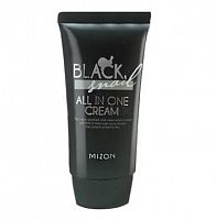 Крем из слизи черных африканских улиток в ТУБЕ Black Snail All In One cream от MIZON (35 мл)