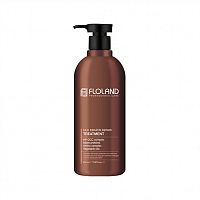 Маска-бальзам восстанавливающая с кератином Floland Premium Silk Keratin Treatment(530 мл)
