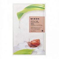 Маска для лица тканевая c муцином улитки MIZON Joyful Time essence mask SNAIL(23 гр)