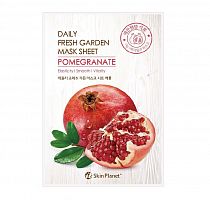 Тканевая маска MIJIN Daily Fresh Garden Mask Sheet Pomegranate гранат