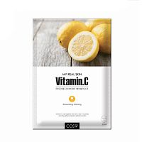 Тканевая маска COS.W My Real Skin Vitamin C Facial Mask(23 мл)