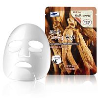 Тканевая маска с красным женьшенем 3W Clinic Fresh Mask Sheet (23 мл)  Red Ginseng