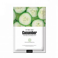 Тканевая маска COS.W My Real Skin Cucumber Facial Mask(23 мл)