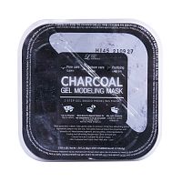Двухшаговая гелевая маска для лица с древесным углем LINDSAY Charcoal Gel Modeling Mask (50g+5g)