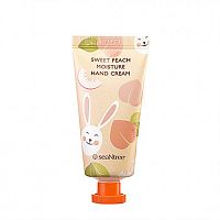 Увлажняющий крем для рук с экстрактом персика SWEET PEACH MOISTURE HAND CREAM от SeaNtree (30 мл)