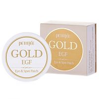 Гидрогелевые патчи для кожи вокруг глаз PETITFEE Gold & EGF Eye Spot Patch (90 штук)