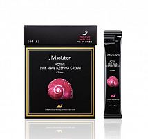 Ночной крем с улиткой JMsolution Active Pink Snail Sleeping Cream (4мл*30шт)