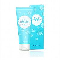 Пенка с коллагеном Enough W Collagen Pure Shining foam cleansing(100 мл)
