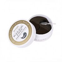 Патчи с черным жемчугом и золотом PETITFEE Black Pearl & Gold Hydrogel Eye Lifting Patch (60 шт)