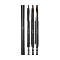 Карандаш для бровей Ottie Natural Drawing Auto Eye Brow Pencil (03 серо-коричневый)