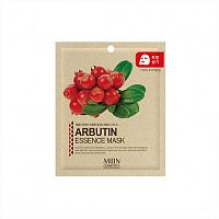 Маска тканевая NEW MIJIN Arbutin Essence Mask (арбутин) 25 гр
