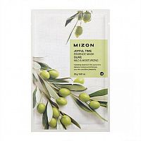 Маска для лица тканевая c оливой MIZON Joyful Time essence mask OLIVE(23 гр)