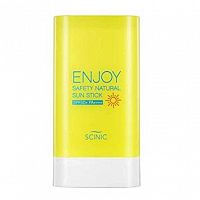 Солнцезащитный крем SCINIC ENJOY Safety Natural SUN STICK SPF50+PA++(19 гр)