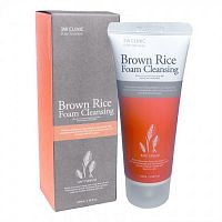 Пенка для умывания с экстрактом коричневого рис 3W Clinic Brown Rice Foam Cleansing (100 мл)(без рис