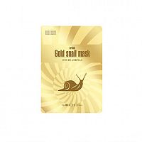 Тканевая маска с муцином улитки The Orchid Skin Golden Snail Mask