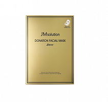 Маска с золотом,гиалуроном и пептидами JMSOLUTION Donation Mask Save(37 мл)