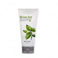 Пенка для умывания 3W CLINIC GREEN TEA CLEAN UP CLEANSING FOAM(150 мл)