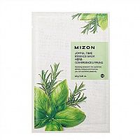 Маска для лица тканевая травяная MIZON Joyful Time essence mask HERB (23 гр)