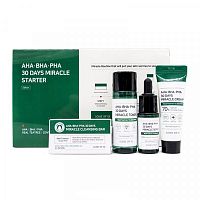 Набор средств SOME BY MI AHA.BHA.PHA 30 Days Miracle Starter Kit (мыло,тонер,сыв-ка,крем)