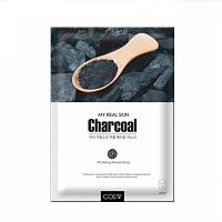 Тканевая маска COS.W My Real Skin Charcoal Facial Mask(23 мл)
