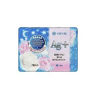 Прокладки гигиенические SAYURI Argentum+ НОЧНЫЕ (5 капель) (32 см), 7 шт