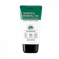 Солнцезащитный крем с муцином улитки SOME BY MI TRUECICA MINERAL 100 CALMING SUN CREAM SPF50 (50 мл)
